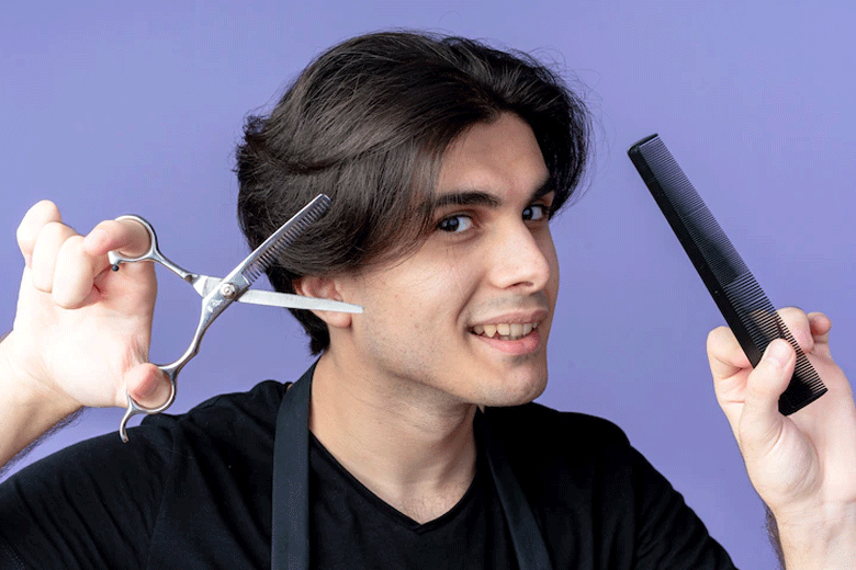 male hairdresser