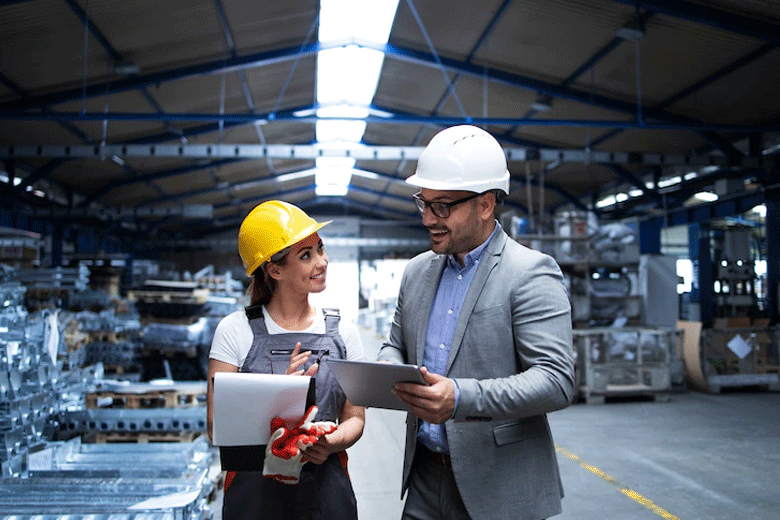 work in a factory